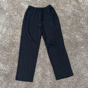 These String tie black Large Woman’s sweat pants.